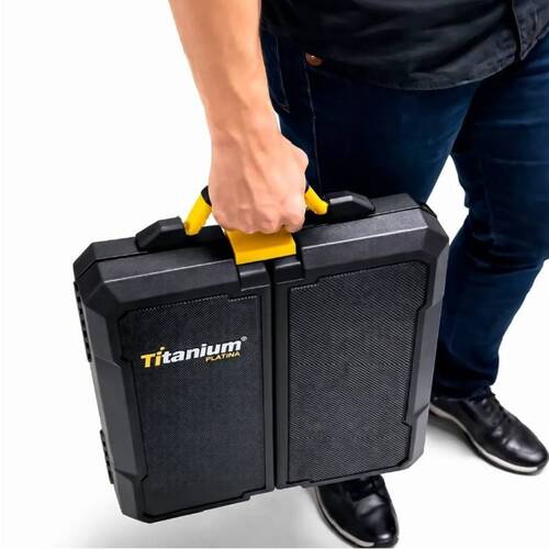 Jogo de ferramentas com 110 pe�as e maleta dobr�vel - 8727