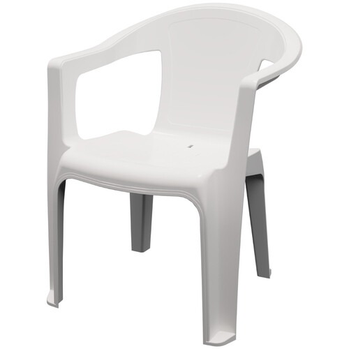 Cadeira plástica com braços - Sonho Verde Cadeira plástica com braços - Sonho Verde