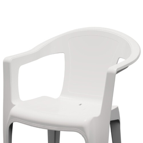 Cadeira plástica com braços - Sonho Verde Cadeira plástica com braços - Sonho Verde