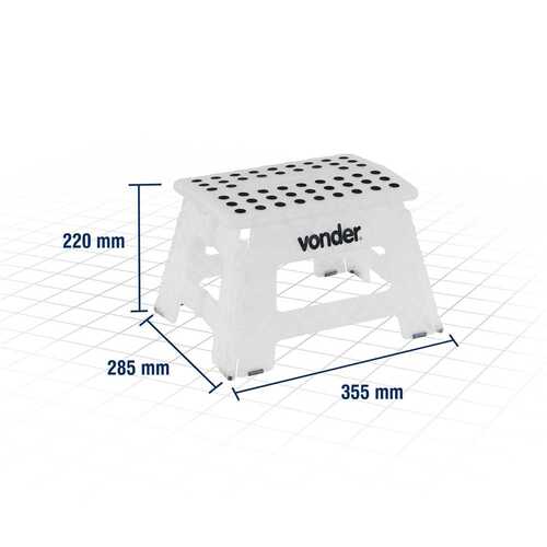 Banqueta dobrável de plástico Banqueta dobrável de plástico