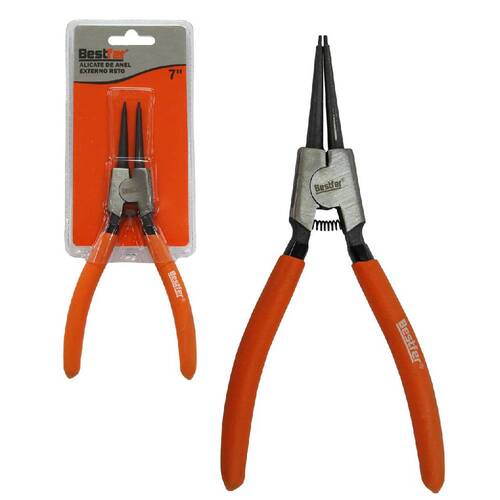Alicate para anéis externos bico reto 7 Alicate para anéis externos bico reto 7
