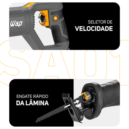 Serra sabre 1200 watts velocidade vari�vel - WF SA01  110V
