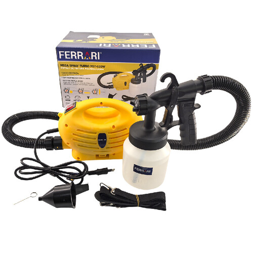 Pistola de pintura pulverizadora elétrica 650 watts - MST650 110V Pistola de pintura pulverizadora elétrica 650 watts - MST650 110V