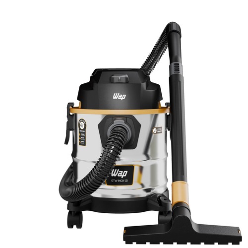 Aspirador de pó e líquido 1600W 12 litros com função soprador - GTW INOX 12i 110V Aspirador de pó e líquido 1600W 12 litros com função soprador - GTW INOX 12i 110V
