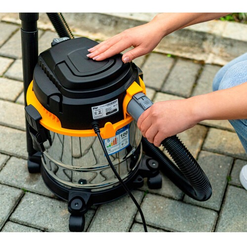 Aspirador de pó e líquido 1600W 12 litros com função soprador - GTW INOX 12i 110V Aspirador de pó e líquido 1600W 12 litros com função soprador - GTW INOX 12i 110V