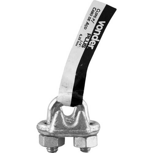 Clips para cabo de aço 1/4 Clips para cabo de aço 1/4