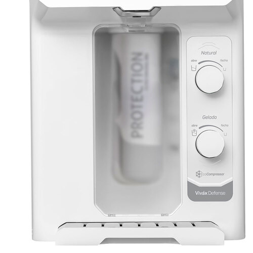 Purificador de �gua natural e gelada com compressor Branco - Viv�x Defense  220V