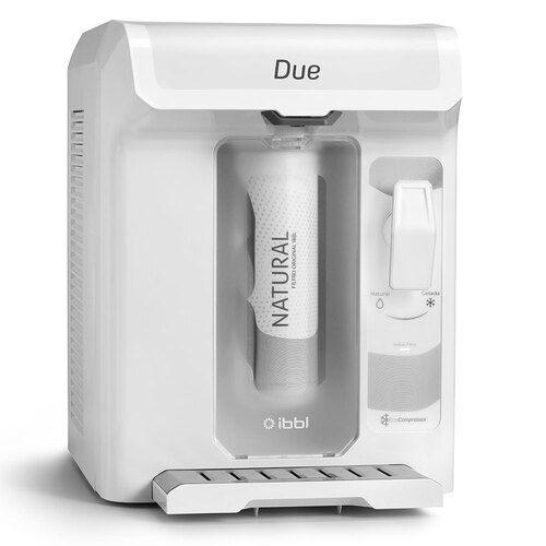 Purificador de �gua natural e gelada eletr�nico Branco - Due Electronic  110V/220V