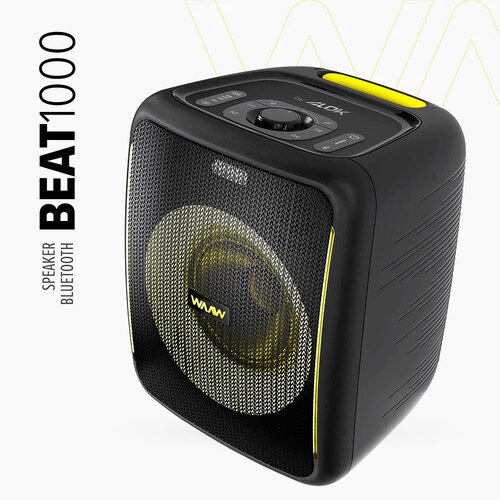 Caixa de som port�til 70W RMS Bluetooth Entrada P10 com Led  - BEAT 1000  110V/220V