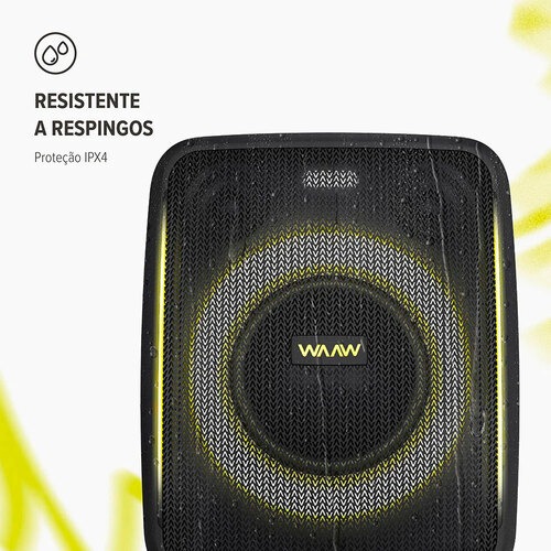 Caixa de som port�til 70W RMS Bluetooth Entrada P10 com Led  - BEAT 1000  110V/220V