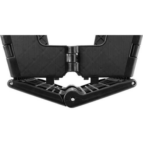 Banqueta plástica dobrável preta altura 220 mm Banqueta plástica dobrável preta altura 220 mm
