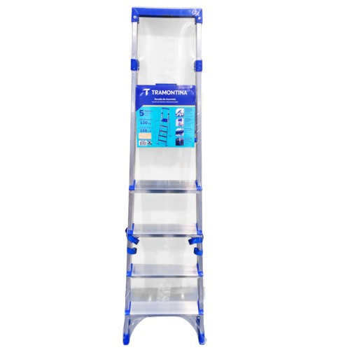 Escada de alum�nio 5 degraus residencial - 40000/005
