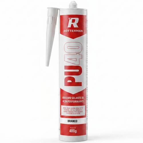 Adesivo selante poliuretano cartucho 400g branco - PU40 Adesivo selante poliuretano cartucho 400g branco - PU40