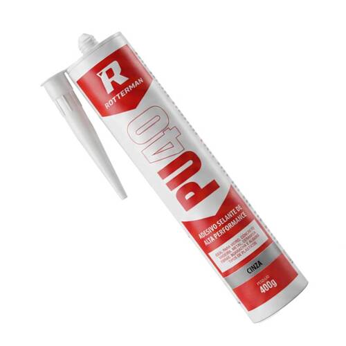 Adesivo selante poliuretano cartucho 400g cinza - PU40 Adesivo selante poliuretano cartucho 400g cinza - PU40