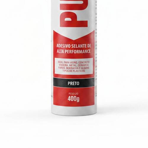 Adesivo selante poliuretano cartucho 400g preto - PU40 Adesivo selante poliuretano cartucho 400g preto - PU40