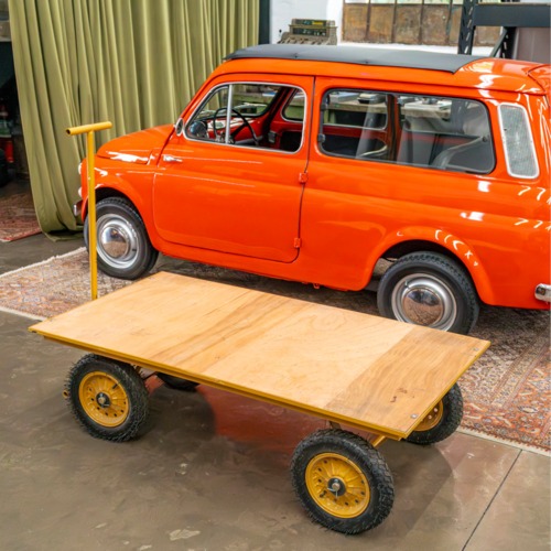 Carro plataforma com tampo em madeira 600 kg - RLL-5802