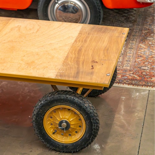 Carro plataforma com tampo em madeira 600 kg - RLL-5802