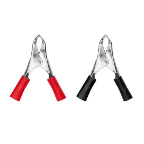 Kit garra jacaré isolante abertura de 21 mm 4 peças - BOM-5581 Kit garra jacaré isolante abertura de 21 mm 4 peças - BOM-5581