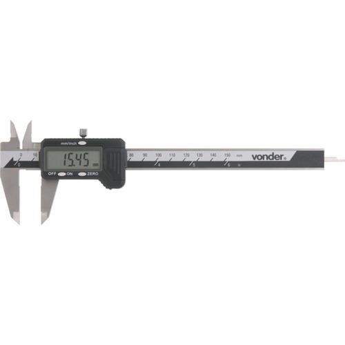 Paqu�metro digital capacidade 150 mm leitura de 0,01 mm - PD 150