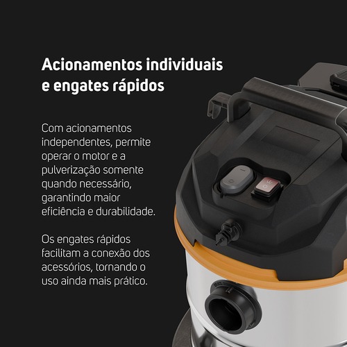 Extratora de carpete e Aspirador 25L 1700W - Carpet Cleaner PRO25 110V Extratora de carpete e Aspirador 25L 1700W - Carpet Cleaner PRO25 110V