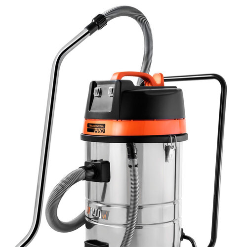 Aspirador de pó e líquido inox 2400W 80 litros - 44983020 220V Aspirador de pó e líquido inox 2400W 80 litros - 44983020 220V