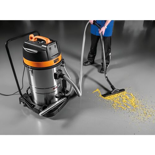 Aspirador de pó e líquido inox 2400W 80 litros - 44983020 220V Aspirador de pó e líquido inox 2400W 80 litros - 44983020 220V