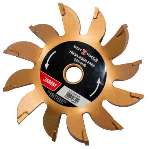 Fresa 35 mm para cortador de parede elétrica - SGT-6100 Fresa 35 mm para cortador de parede elétrica - SGT-6100