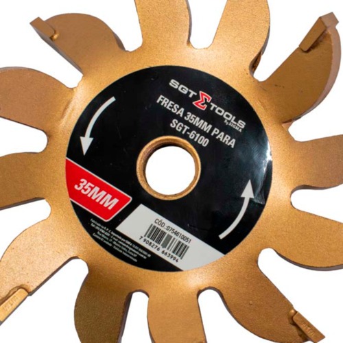 Fresa 35 mm para cortador de parede elétrica - SGT-6100 Fresa 35 mm para cortador de parede elétrica - SGT-6100