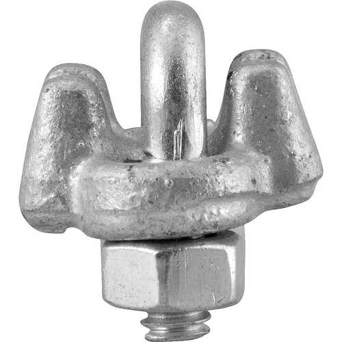 Grampo para cabo de aço em aço carbono 1/8 Grampo para cabo de aço em aço carbono 1/8