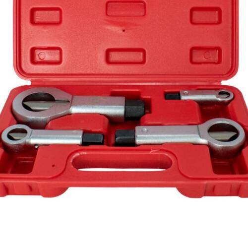 Kit de ferramentas para cortar e remover porcas danificadas 9 a 27 mm com 4 peças Kit de ferramentas para cortar e remover porcas danificadas 9 a 27 mm com 4 peças