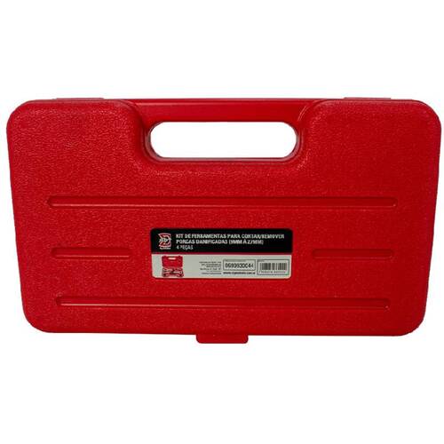 Kit de ferramentas para cortar e remover porcas danificadas 9 a 27 mm com 4 peças Kit de ferramentas para cortar e remover porcas danificadas 9 a 27 mm com 4 peças
