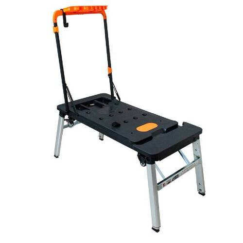 Bancada de trabalho dobrável até 150 Kg 7 em 1 Bancada de trabalho dobrável até 150 Kg 7 em 1