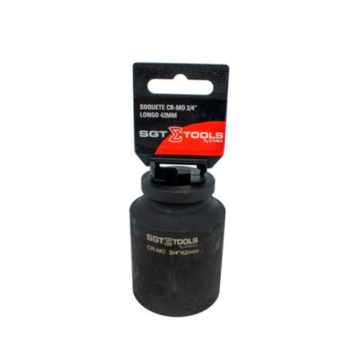 Soquete sextavado de impacto longo 42 mm encaixe 3/4 Soquete sextavado de impacto longo 42 mm encaixe 3/4