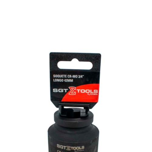 Soquete sextavado de impacto longo 42 mm encaixe 3/4 Soquete sextavado de impacto longo 42 mm encaixe 3/4