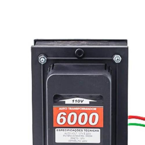 Autotransformador de voltagem para potência até 4600W - 6000VAT 110V/220V Autotransformador de voltagem para potência até 4600W - 6000VAT 110V/220V