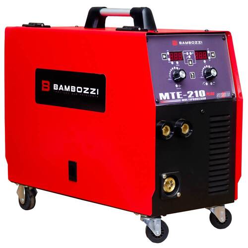 Inversora de solda multiprocesso 200A para Eletrodo e Mig - MTE-210 110V/220V Inversora de solda multiprocesso 200A para Eletrodo e Mig - MTE-210 110V/220V