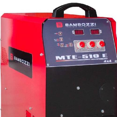 Inversora de solda multiprocesso 500A cabeçote externo 220/380/440V Sem Cabeçote - MTE 510E Inversora de solda multiprocesso 500A cabeçote externo 220/380/440V Sem Cabeçote - MTE 510E