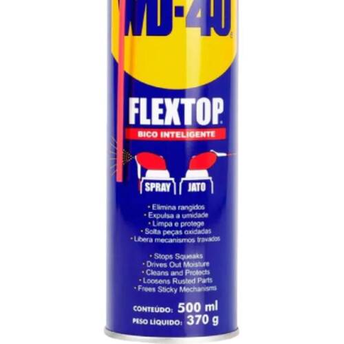 Kit 6 Óleos lubrificante desengripante com Bico Inteligente 500 ml - FLEXTOP Kit 6 Óleos lubrificante desengripante com Bico Inteligente 500 ml - FLEXTOP