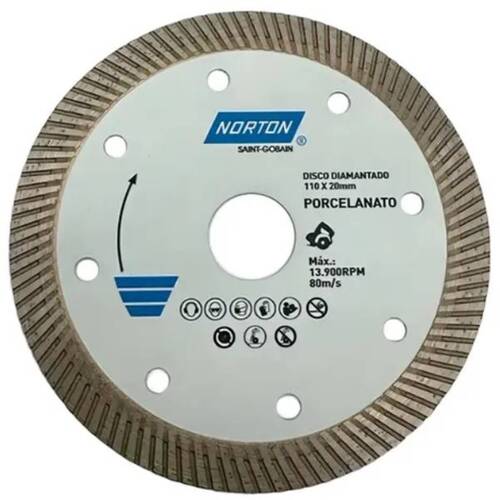 Disco diamantado turbo 110 mm para M�rmore - Standard