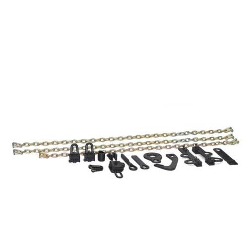 Alinhador de monobloco 15 toneladas rodas em poliuretano com 28 peças - 4002-P Alinhador de monobloco 15 toneladas rodas em poliuretano com 28 peças - 4002-P