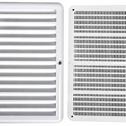 Grade de ventilação plástica quadrada 25 x 25 cm Grade de ventilação plástica quadrada 25 x 25 cm