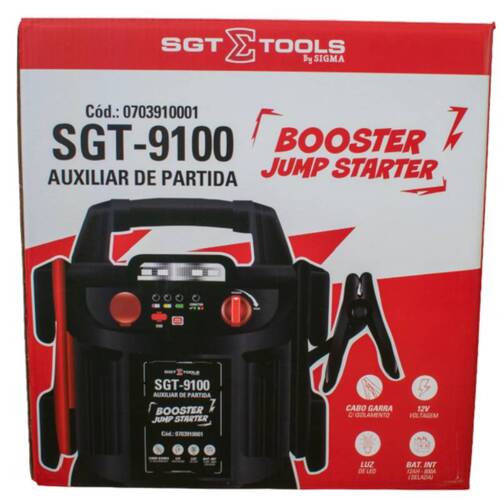 Auxiliar de partida port�til 800A 12V - SGT-9100  110V/220V
