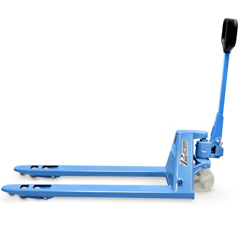 Transpalete hidráulico 2.500 kg 680 mm com rodas duplas de nylon - TM2500 RTN Transpalete hidráulico 2.500 kg 680 mm com rodas duplas de nylon - TM2500 RTN