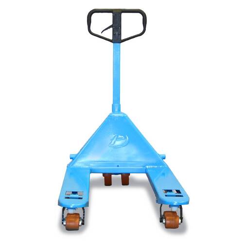 Transpalete hidráulico 3.000 kg 525 mm com rodas duplas de poliuretano - TM3000 RTP Transpalete hidráulico 3.000 kg 525 mm com rodas duplas de poliuretano - TM3000 RTP