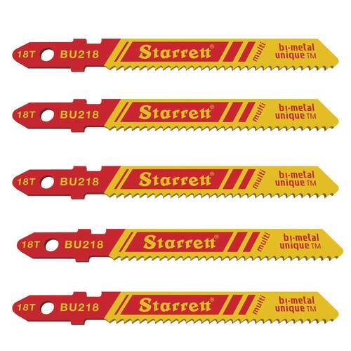 L�mina para serra tico tico 50 mm 18 dentes - cartela com 5 unidades - BU218