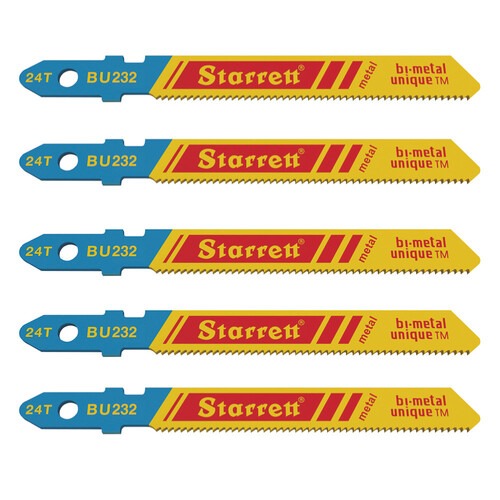 Lâmina serra tico tico 51 mm bimetal para metal 5 peças BU232 Lâmina serra tico tico 51 mm bimetal para metal 5 peças BU232