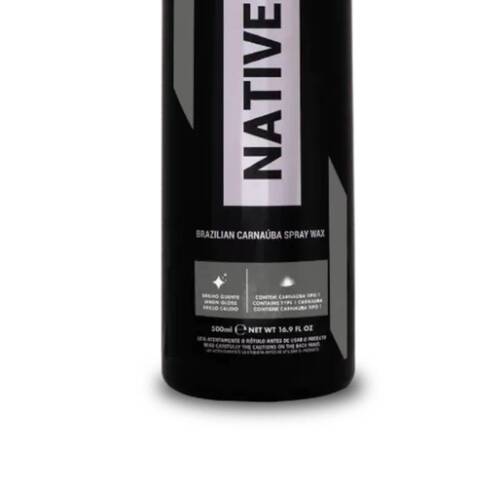 Cera automotiva carnaúba em spray 500 ml - Native Cera automotiva carnaúba em spray 500 ml - Native