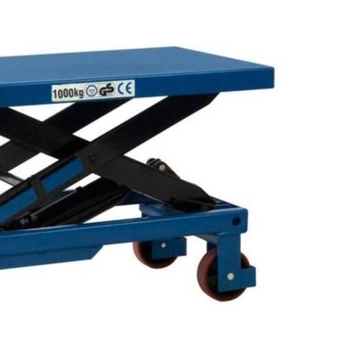 Mesa hidráulica pantográfica capacidade 1000 kg com roda de PU - ME1000 Mesa hidráulica pantográfica capacidade 1000 kg com roda de PU - ME1000