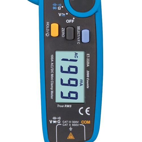 Alicate amperímetro digital - ET-3320A Alicate amperímetro digital - ET-3320A