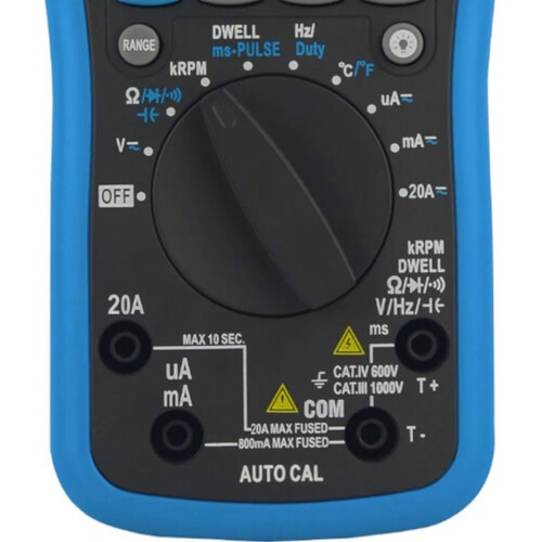 Multímetro automotivo digital portátil - MA-120A Multímetro automotivo digital portátil - MA-120A